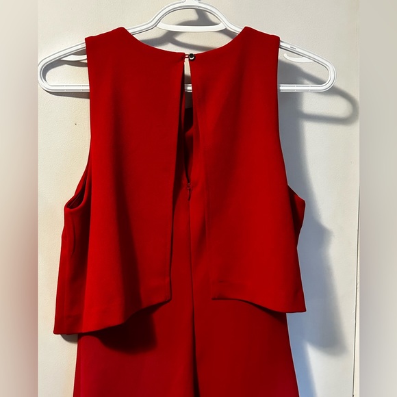 Dynamite - gorgeous red fitted dress with unique top. Perfect for parties/events - Picture 7 of 8